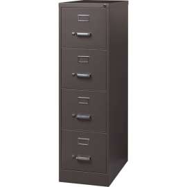 Hirsh Industries 26-1/2" Deep 4-Drawer Letter-Size Vertical File Cabinet - Medium Tone