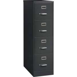 Hirsh Industries 26-1/2" Deep 4-Drawer Letter-Size Vertical File Cabinet - Charcoal