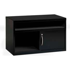 36" Low Credenza with Door - Black