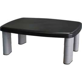 Adjustable Monitor Stand, Black/Silver