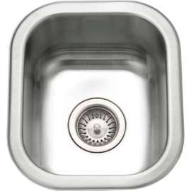 Houzer Stainless Steel Club Series Undermount Small Bar/Prep Sink