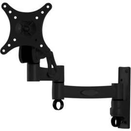 TygerClaw LCD271BLK Full Motion Wall Mount For 10"-24" Flat Panel TVs