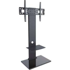 TygerClaw LCD84112BLK Double Layers TV Stand For 32"-55" TVs, Black