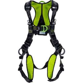 Miller H700 Industry Comfort Harness, Quick Connect Buckle, Back, Front & Side D-Ring, L/XL
