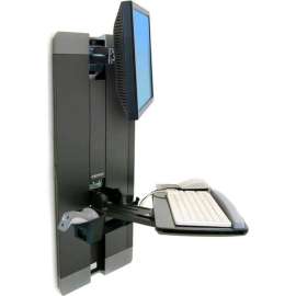 Ergotron 60-609-195 StyleView Vertical Lift for Patient Room, Black