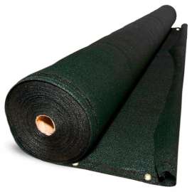 BOEN Privacy Netting W/Reinforced Grommets, 5' x 50', Green - PN-30067