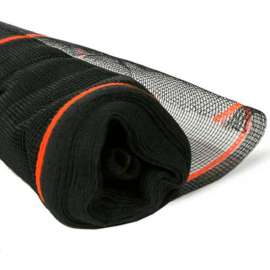 BOEN SN-20016 Fire Resistant Safety Netting, 8.6 Ft. x 150 Ft., Black, 1 Roll