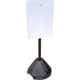 Magic Master PP2-58P Next Generation Rolling Black Sign Base w/ 58" Pole