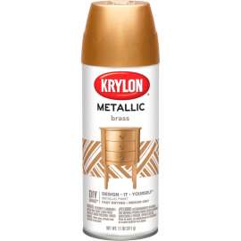 Krylon Metallic Paint Brass Metallic - K02204007
