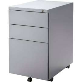 RightAngle Mobile Pedestal Box/Box/File, Silver