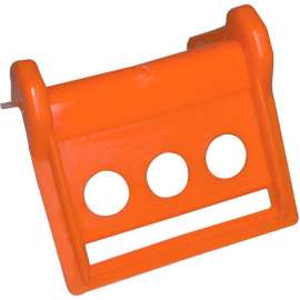Kinedyne Plastic Corner Protector, 4"L x 4"W x 4"H, Orange