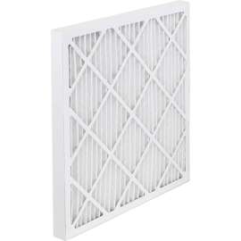 Global Industrial High Capacity Multi-Pleat Green Air Filter, MERV 13, 16"Wx25"Hx2"D