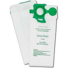 Green Klean Replacement Vacuum Cleaner Bags for Windsor Axcess 1.012-062.0/ Karcher 1.012-059.0