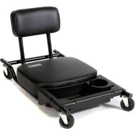 Shopsol Detailing Creeper 500 Lb. Cap. - Black Steel/Vinyl - 3010006