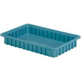 LEWISBins Divider Box DC2025 16-1/2" x 10-7/8" x 2-1/2", Light Blue
