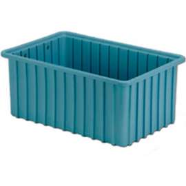 LEWISBins Divider Box DC2070 16-1/2" x 10-7/8" x 7", Light Blue