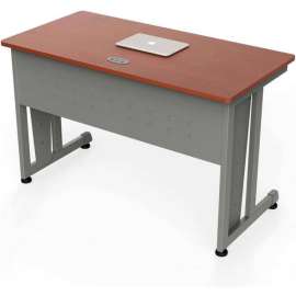 Linea Italia Basic Rectangular Desk - 24"W x 48"D - Cherry