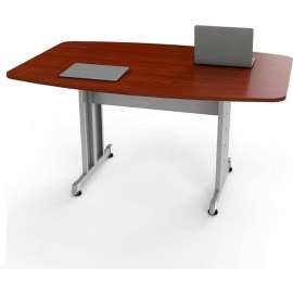 Linea Italia Rectangular Conference Table - 59"W x 39-3/8"L - Cherry