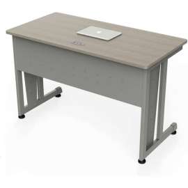 Linea Italia Basic Rectangular Desk - 24"W x 48"D - Ash