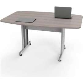 Linea Italia Rectangular Conference Table - 59"W x 39-3/8"L - Ash