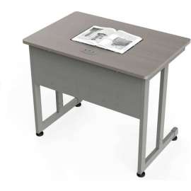 Linea Italia Basic Small Desk - 24"W x 36"D - Ash