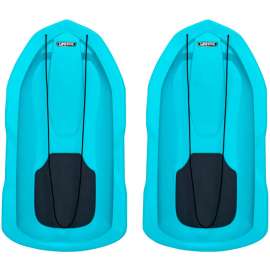Lifetime 48" Premium Snow Sled (2-Pack), Aqua