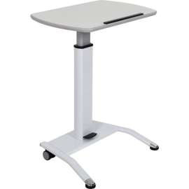 Luxor Pneumatic Height Adjustable Lectern - White