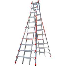 Little Giant Aluminum SkyScraper Telescoping Step Ladder, 21' Type 1A - 10121
