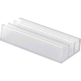 Prime-Line M 6089 Shower Door Bottom Guide, Nylon,(Pack of 2)
