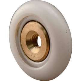Prime-Line M 6206 Tub Enclosure Rollers, 3/4-Inch Round, Narrow Tire,(Pack of 2)
