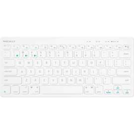 Macally Quick Switch Ultra Slim Bluetooth Keyboard for Three Devices