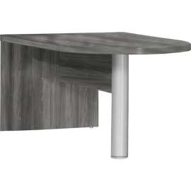 Safco Aberdeen 72"W Freestanding Peninsula 72"W x 36"D x 29-1/2"H Gray Steel