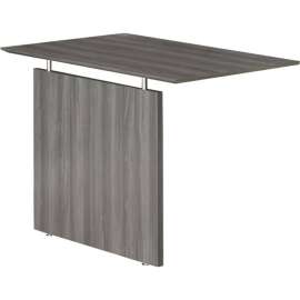 Safco Medina 48-1/2"W Non-Handed Straight Bridge 48-1/2"W x 20"D x 29-1/2"H Gray Steel