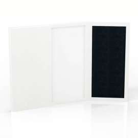 Safco Medina Series Presentation Board Textured Sea Salt