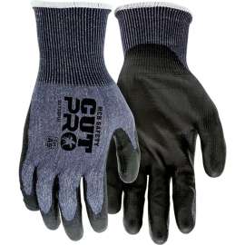 MCR Safety Cut Pro Gloves, PU Coated Palm/Fingers, Cut A5, Abrasion 4, Puncture 4, 1 Pair