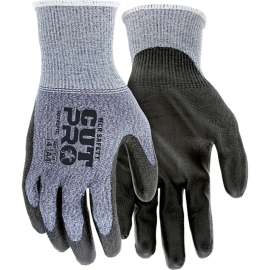 MCR Safety Cut Pro Gloves, PU Coated Palm/Fingers, Cut A4, Abrasion 4, Puncture 3, 1 Pair