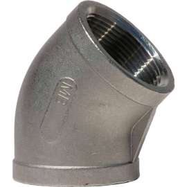 3/4 In. 304 Stainless Steel 45 Degree Elbow - FNPT - Class 150 - 300 PSI - Import