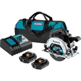 Makita LXT Cordless 6-1/2" Circular Saw Kit, Lithium-Ion, Brushless, 2.0Ah, 18V, 5000RPM