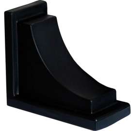 Mayne Nantucket Window Box Decorative Brackets, Black (Pack of 2)