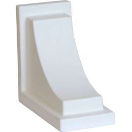 Mayne Nantucket Window Box Decorative Brackets, White (Pack of 2)
