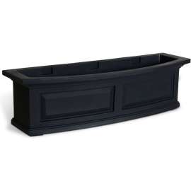 Mayne Nantucket 3-ft. Window Box, Black
