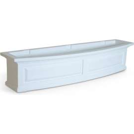 Mayne Nantucket 4-ft. Window Box, White