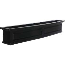 Mayne Nantucket 5-ft. Window Box, Black