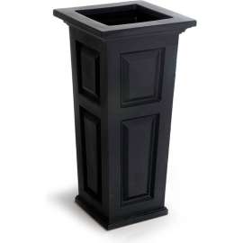 Mayne Nantucket 32" Tall Planter, Black