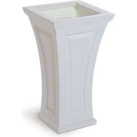 Mayne Cambridge 28" Tall Planter, White