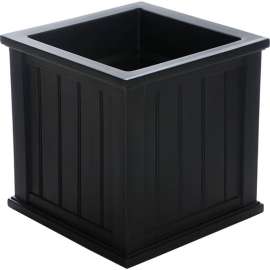 Mayne Cape Cod 20" x 20" Square Planter, Black