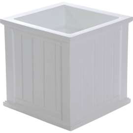 Mayne Cape Cod 20" x 20" Square Planter, White