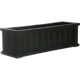 Mayne Cape Cod 3-ft. Window Box Planter, Black