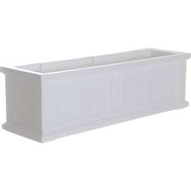 Mayne Cape Cod 3-ft. Window Box Planter, White