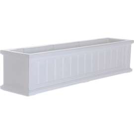 Mayne Cape Cod 4-ft. Window Box Planter, White